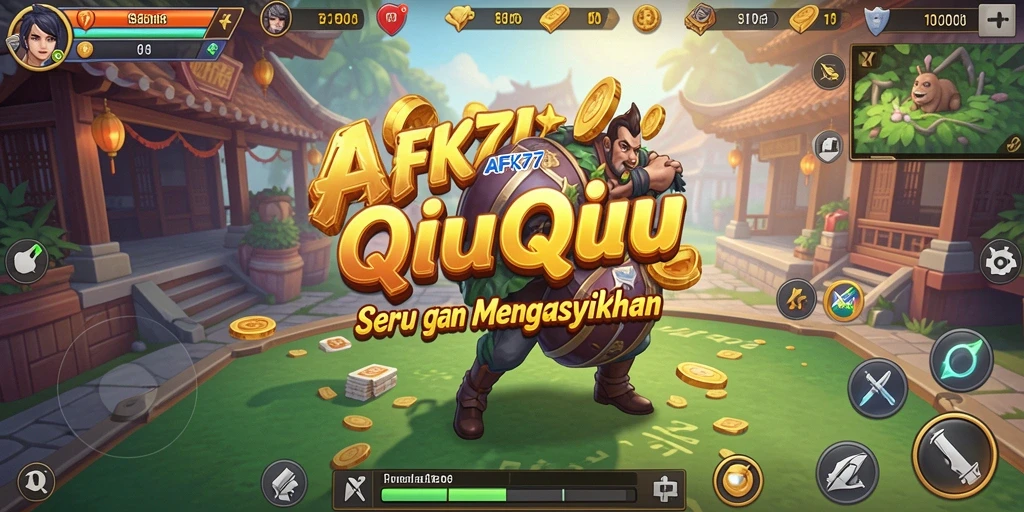 Screenshot gameplay QiuQiu yang menampilkan aksi seru.