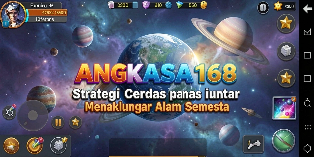 Tampilan gameplay strategi yang menegangkan dan mengasyikkan di ANGKASA168.