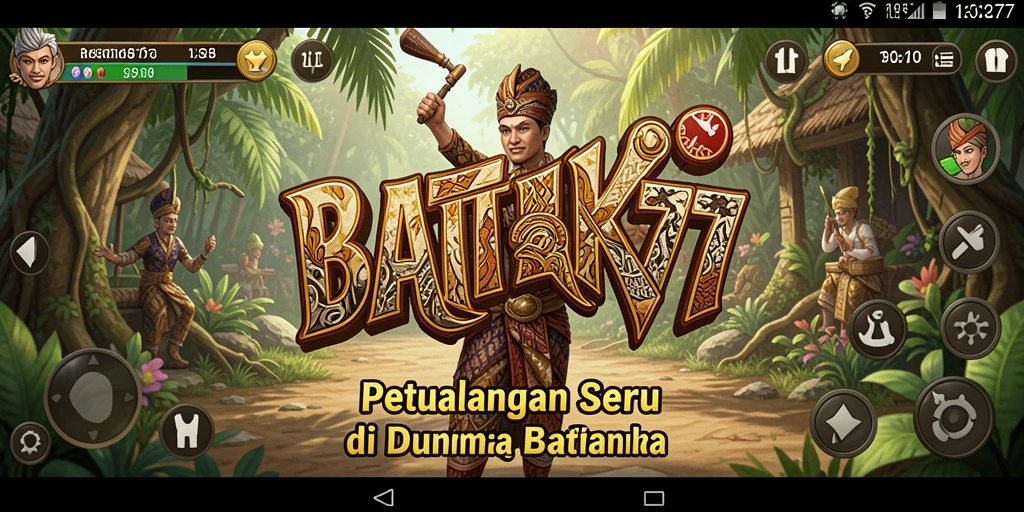 Screenshot BATIK77 menunjukkan aksi seru saat menjelajahi dunia batik.