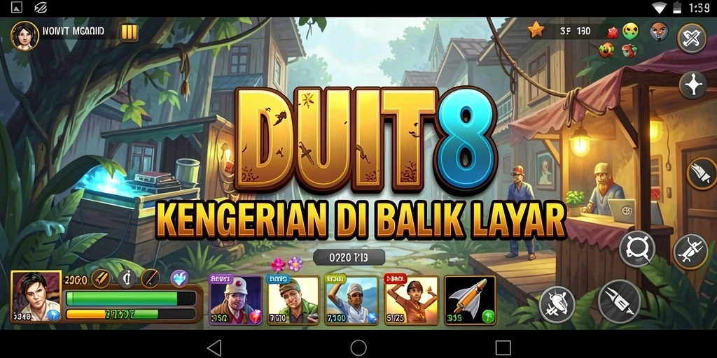Tangkapan layar fitur gameplay menegangkan dari DUIT8.
