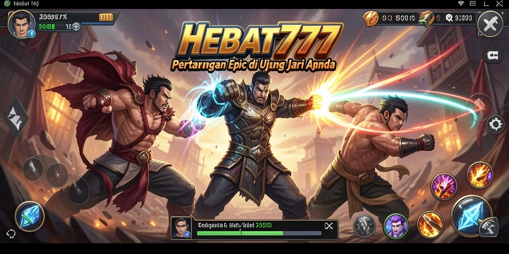 Tampilan pertarungan mendebarkan di HEBAT777, dengan aksi dan strategi yang memikat.