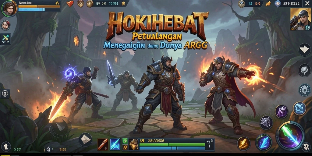 Gameplay ARPG HOKIHEBAT yang seru dan menantang.