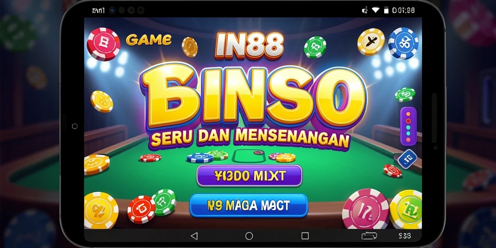 Tampilan gameplay seru di IN88, taruhan Bingo yang mendebarkan.