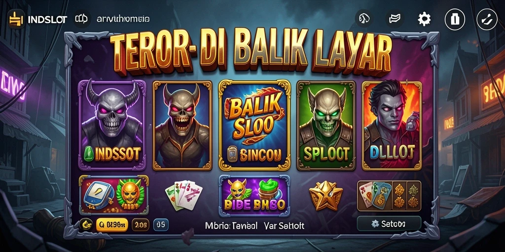 Gameplay menakutkan dengan nuansa horor yang kuat di INDSLOT.