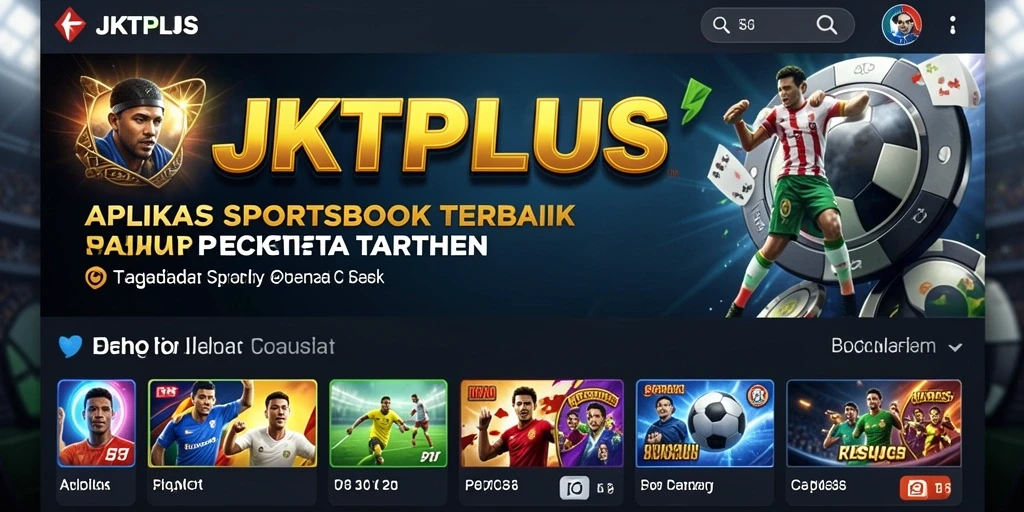 Tampilan antarmuka JKTPLUS saat melakukan taruhan.