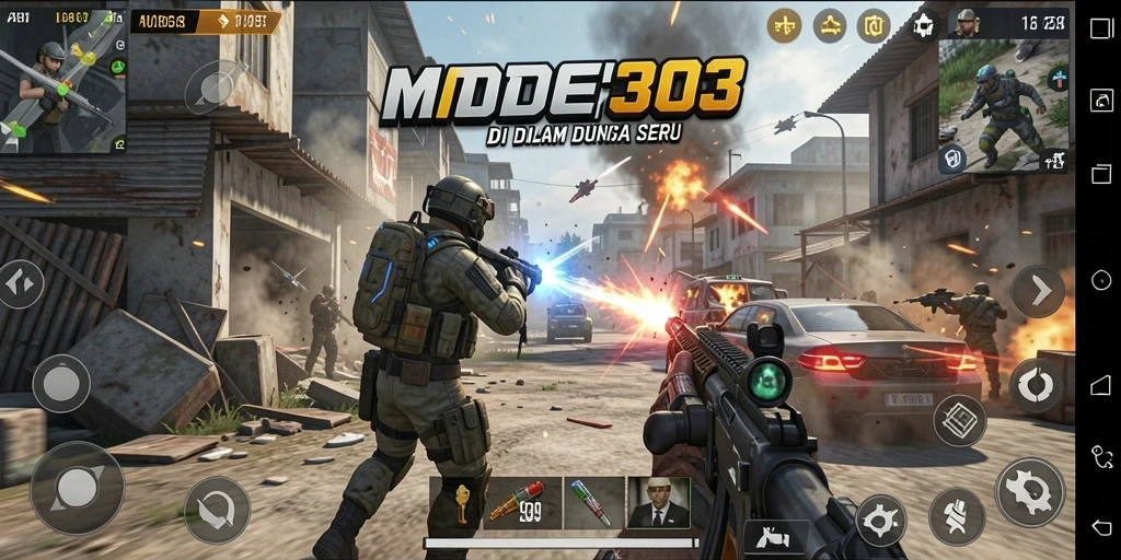 Gameplay TPS seru dengan kontrol yang responsif dan grafik memukau.