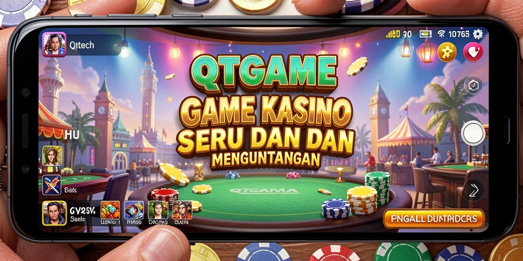 Tampilan gameplay Kasino seru dan menegangkan di QTGAME.