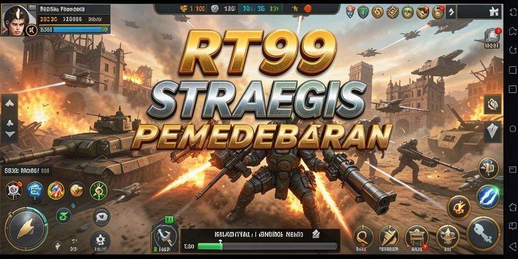 Screenshot RT99 menampilkan pertarungan mendebarkan di tengah pertempuran yang intens.