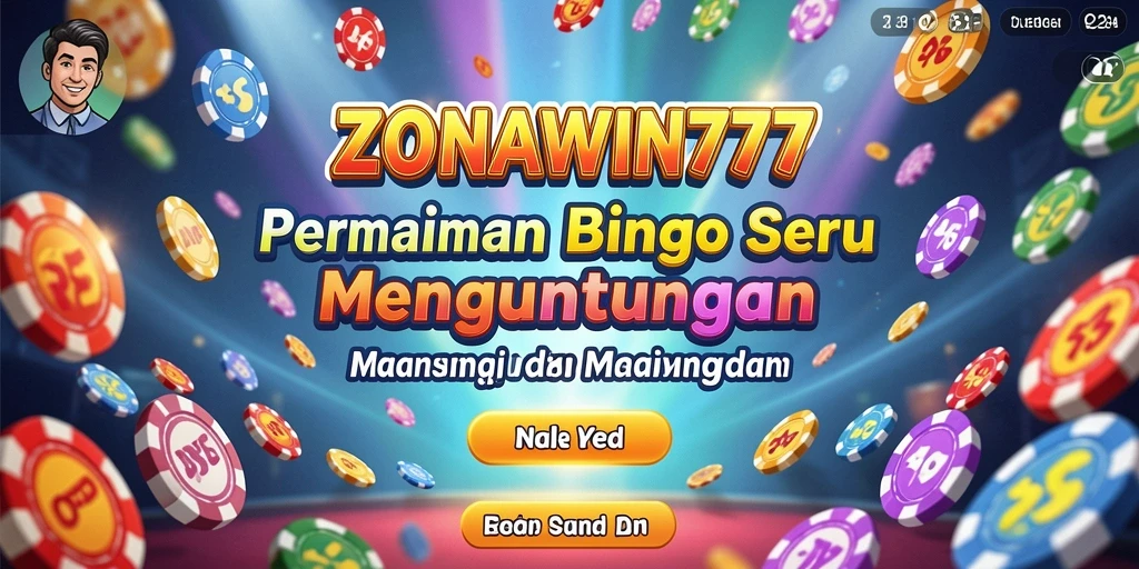 Tampilan gameplay seru di ZONAWIN777 dengan aksi Bingo yang cepat.